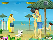 Play Hawaiian beach kiss Game
