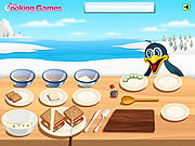Play Barbie cooking-smoked salmon sandwiches Game