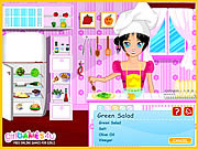 Play Cook with sandy salad recipes Game
