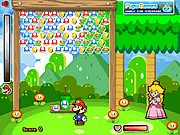 Play Mario fruit bubbles Game