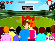 Play World cup cricket kiss Game