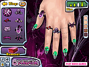 Play Emo nail design Game