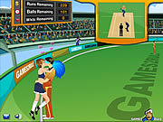 Play Cricket player kiss Game