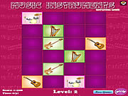 Play Music intruments matching game Game