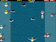 Play Sharks vs swimmers Game