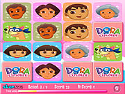 Play Dora mega memory Game