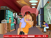 Play Kissing at the shopping mall Game