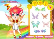 Play Rainbow fairy dress up Game
