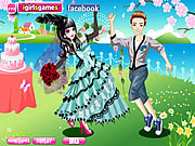 Play Emo bride dress up Game