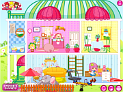 Play Small people house Game