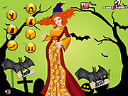 Play Halloween day dress up Game