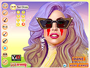 Play Cute lady gaga celebrity makeover game Game
