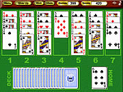 Crystal golf solitaire