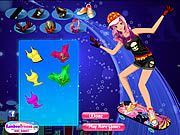 Play Skateboard girl dress up Game