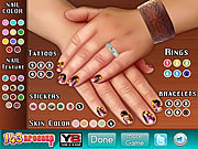 Play Beauty nail design Game