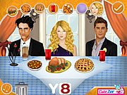 Play Thanksgiving dinner with justin and selena Game
