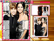 Play Justin bieber and selena gomez puzzle Game