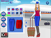 Play Glamorous air hostess Game