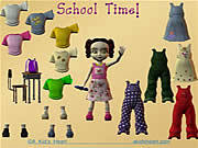 Play School time dress up Game