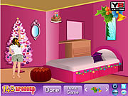 Play Christmas bedroom decor Game