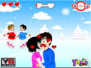 Play Christmas love kiss Game