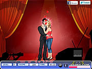 Play Celebrity new year kiss Game