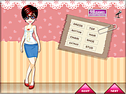 Play Trendy girl dress up Game