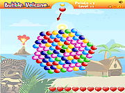 Play Bubble volcano Game