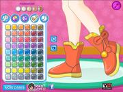 Play Dress my snow boots Game