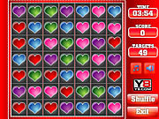Valentine s hearts match 3