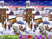 Play Winter night 5 differences Game