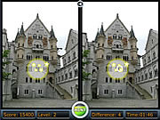 Play Spot the difference - castles Game
