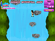 Brenda waterfall jump