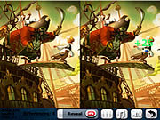 Play Pirate ship 5 differences Game