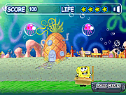 Play Spongebob vs jellyfish Game