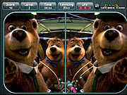 Play Yogi bear spot the difference Game