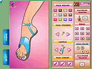 Play Pedicure makeover Game