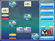 Play World flags memory 17 Game