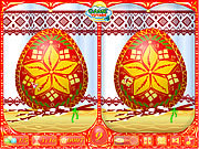 Play Easter eggs a la russespot the difference Game