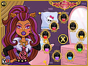 Play Clawdeen wolf s howlin makeover Game