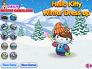 Play Hello kitty winter dress up Game