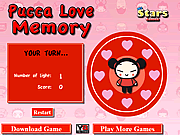 Play Pucca love memory Game