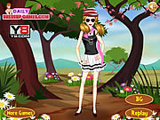 Play Tiffany spring dress up Game