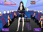 Play Sweet flight attendant dress up Game