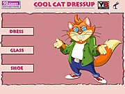 Play Animal dressup-cool cat Game
