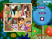 Play Dora puzzle fun Game