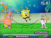 Spongebob rope skipping