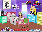 Play Lady gaga fan bedroom interior design Game