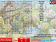 Play Farm animals word search Game