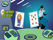 Play Kim possible card clash Game